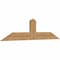 Ekena Millwork Portland Smooth Timber Gable Bracket, Western Red Cedar, 60"W x 15"H x 1 1/2"D x 5 1/2"F, 6/12 Pitch GBW060X15X0206POR00SWR - alternate 5